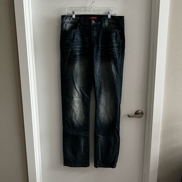 Guess Other - Guess Slim Straight Dark Wash Blue Jeans